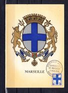 " MARSEILLE " Sur Carte Maximum De 1959. N° YT 1232. Voir Les 2 Scans. CM - 1950-1959