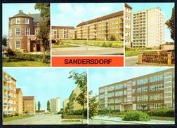 A7744 - Alte MBK Ansichtskarte - Sandersdorf Kr. Bitterfeld - Neubauten Neubaugebiet - Kober - Bitterfeld