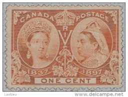 Canada 1897. ~ YT 39* - 1 C. 60 Ans Règne De Victoria - Unused Stamps