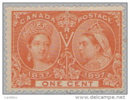 Canada 1897. ~ YT 39* - 1 C. 60 Ans Règne De Victoria - Nuovi
