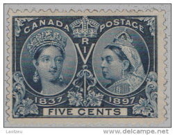 Canada 1897. ~ YT 42* - 5 C. 60 Ans Règne De Victoria - Nuovi