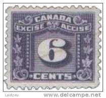 Canada Excise Accise ~ 6 Cents - Variétés Et Curiosités