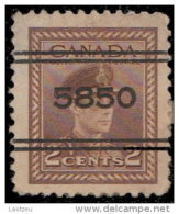 Canada Préoblitéré 1943. ~ 3 C. George VI Aviation (5850) - Precancels