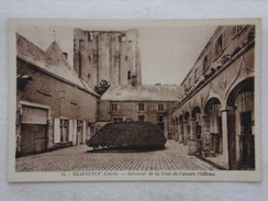 Delcampe - BEAUGENCY - Intérieur De La Cour De L'Ancien Château - CPA- CP- Carte Postale - Beaugency