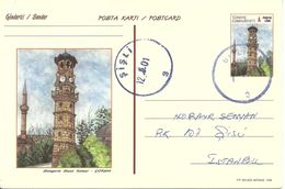 Turkey ; 2000 Postal Stationery "Clock Towers" - Postal Stationery