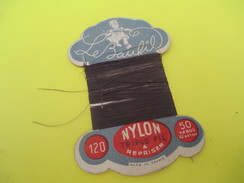 Mercerie/Carton Présentoir/Le Baufil/Nylon/Triplefil/à Repriser/St Patrick/Spécial Pour Bas Nylon /Vers1940-1960   MER57 - Andere & Zonder Classificatie