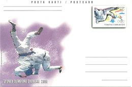 Turkey; 2000 Postal Stationery "Sydney Olympic Games (Judo)" - Enteros Postales