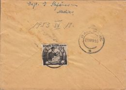 TRADE UNION CONGRESS, STAMPS ON COVER, 1953, ROMANIA - Covers & Documents