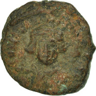 Monnaie, Constans II, Demi-Follis, 643-647, Carthage, TB, Cuivre, Sear:1057 - Bizantine