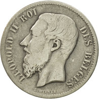 Monnaie, Belgique, Leopold II, 50 Centimes, 1898, TB+, Argent, KM:26 - 50 Centimes