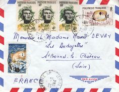 1964 - Polynésie Française - Y&T N° 5 (x3) - 19 Et 27 Sur Lettre - FRANCO DE PORT - Briefe U. Dokumente