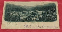 Grufs Aus Dem Schwarzwald - St Blasien :: Tampon 1899 ----------- 438 - St. Blasien