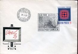 27567 Hungary Fdc 1979  Victor Vasarely - Other