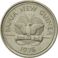 Monnaie, Papua New Guinea, 10 Toea, 1976, TTB, Copper-nickel, KM:4 - Papua-Neuguinea