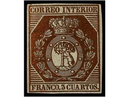 123 * ESPAÑA. Ed.23. <B>3 Cuartos</B> Bronce Dorado, Conserva Todo El Color Oro Original. Color Fresco Y Buenos Márgenes - Other & Unclassified