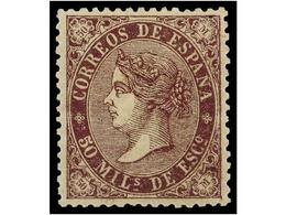 215 * ESPAÑA. Ed.98. <B>50 Mils.</B> Violeta. PIEZA DE LUJO. - Altri & Non Classificati