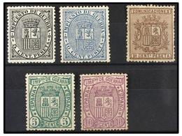 275 */(*) ESPAÑA. Ed.141/42, 153, 154/55. SERIES COMPLETAS. Excelentes Centrajes. Cat. 101,50€. - Altri & Non Classificati