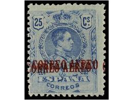 443 * ESPAÑA. Ed.292/94hh. <B>5 Cts.</B> Verde, <B>10 Cts.</B> Rojo Y <B>25 Cts.</B> Azul,<B> HABILITACIÓN DOBLE. </B> C - Otros & Sin Clasificación