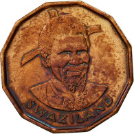 Monnaie, Swaziland, Sobhuza II, Cent, 1975, British Royal Mint, TTB, Bronze - Swaziland