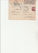 LETTRE AFFRANCHIE TIMBRE SUISSE N° 131 CAD GENEVE 1916- AVEC TAXE N° 29 X 3  + CACHET CENSURE MILITAIRE - 1877-1920: Période Semi Moderne