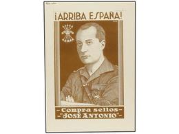 895 ESPAÑA. <B>PRUEBA LITOGRÁFICA. </B>Publicidad Para La Compra De Los Sellos Benéficos De Jose Antonio (14 X 9 Cm). MU - Sonstige & Ohne Zuordnung