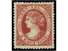 916 * ESPAÑA: TELEGRAFOS. Ed.16. <B>2 Esc. </B>rosa. Color Y Centraje Excepcional, Sello Inencontrable En Esta Calidad.  - Altri & Non Classificati