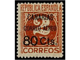 994 ESPAÑA: CANARIAS. Ed.23/30. SERIE COMPLETA Con La <B>'R' ROTA</B> (posición 5) Del Bloque Reporte. Muy Rara La Serie - Autres & Non Classés