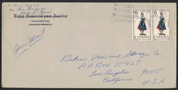 XB69  Spain 1968 Cover Air Mail From Madrid To Los Angeles USA - 1961-70 Brieven