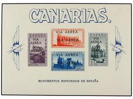 1054 ** ESPAÑA: CANARIAS. Ed.62hh. <B>HB. HABILITACIÓN DOBLE. </B>PRECIOSA Y MUY RARA. Cat. 275€. - Autres & Non Classés