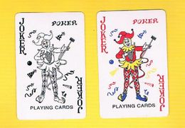 (019) - 2 Cart Joker (voir Scaner) - Carte Da Gioco