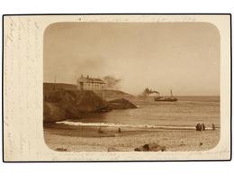 2067 TARJETAS POSTALES. <B>ASTURIAS. LUARCA.</B> Playa. (B/C). - Altri & Non Classificati