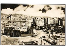 2177 TARJETAS POSTALES. <B>BARCELONA. </B>Plaza Calvo Sotelo. - Otros & Sin Clasificación