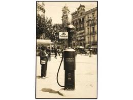 2178 TARJETAS POSTALES. <B>BARCELONA. </B>Plaza Urquinaona, Surtidor De Gasolina (FOTO). - Otros & Sin Clasificación