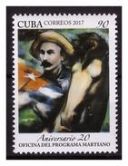 2017 Jose Marti's Program 1 V MNH - Nuevos