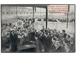 2188 TARJETAS POSTALES. <B>BARCELONA.  </B>El Obispo E. Reig Inaugurando Las Casas De ' La Constructora Obrera'. - Otros & Sin Clasificación