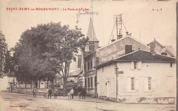 Saint Rémy En Bouzemont       51       La Poste Et L'Eglise.  Facteurs.      (voir Scan) - Autres & Non Classés