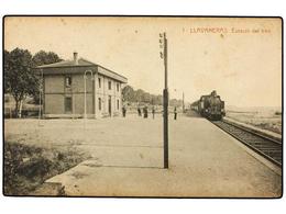 2299 TARJETAS POSTALES. <B>BARCELONA. LLAVANERAS. </B>Estación Del Tren. - Otros & Sin Clasificación