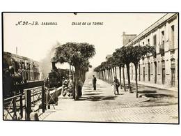 2378 TARJETAS POSTALES. <B>BARCELONA. SABADELL. </B>Calle De La Torre. (FOTO). - Otros & Sin Clasificación