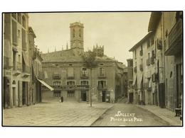 2392 TARJETAS POSTALES. <B>BARCELONA. SALLENT.</B> Plaça De La Pau. (FOTO). - Autres & Non Classés