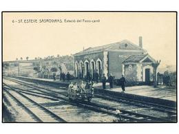 2403 TARJETAS POSTALES. <B>BARCELONA. ST. ESTEVE SASROVIRAS. </B>Estación Del Ferrocarril. - Other & Unclassified