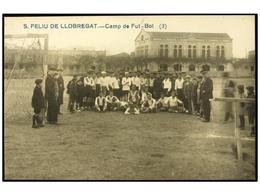 2410 TARJETAS POSTALES. <B>BARCELONA. SAN FELIU DE LLOBREGAT.</B> Camp De Futbol. FOTO. - Other & Unclassified