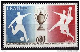 FRANCE   N°  1940  * *   Coupe De France 1977  Football  Soccer  Fussball - Ungebraucht