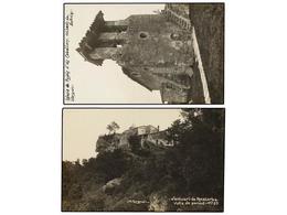 2686 TARJETAS POSTALES. <B>GIRONA. BAÑOLAS ALREDEDORES.</B> Iglesia De Pujals Y Santuari De Rocacorba. (FOTO FARGNOLI). - Otros & Sin Clasificación