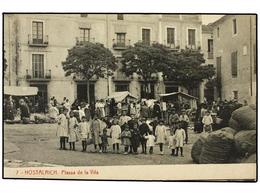 2742 TARJETAS POSTALES. <B>GIRONA. HOSTALRICH. </B>Plassa De La Villa. - Otros & Sin Clasificación