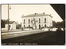 2770 TARJETAS POSTALES. <B>GIRONA. OLOT. </B>Estación Del Ferrocarril. - Other & Unclassified