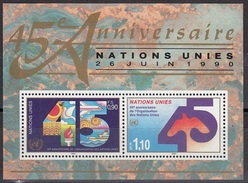 UNITED NATIONS Geneva Block 6,unused - Blokken & Velletjes