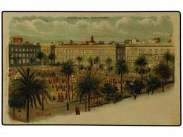 3178 ESPAÑA. SEVILLA. SEVILLA. Plaza De San Fernando. Cromolitografía Con Transparencias. P. DUMMATZEN. Málaga (B/C). - Sonstige & Ohne Zuordnung