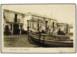 3218 ESPAÑA. TARRAGONA. CALAFELL. La Marina (FOTO). - Autres & Non Classés