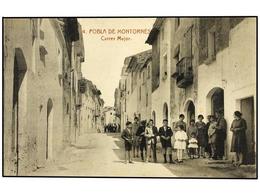 3244 ESPAÑA. TARRAGONA. POBLA DE MONTORNES. Carrer Major. - Sonstige & Ohne Zuordnung