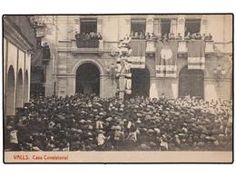 3283 ESPAÑA. TARRAGONA. VALLS. Xiquets Y Casa Consistorial. - Sonstige & Ohne Zuordnung